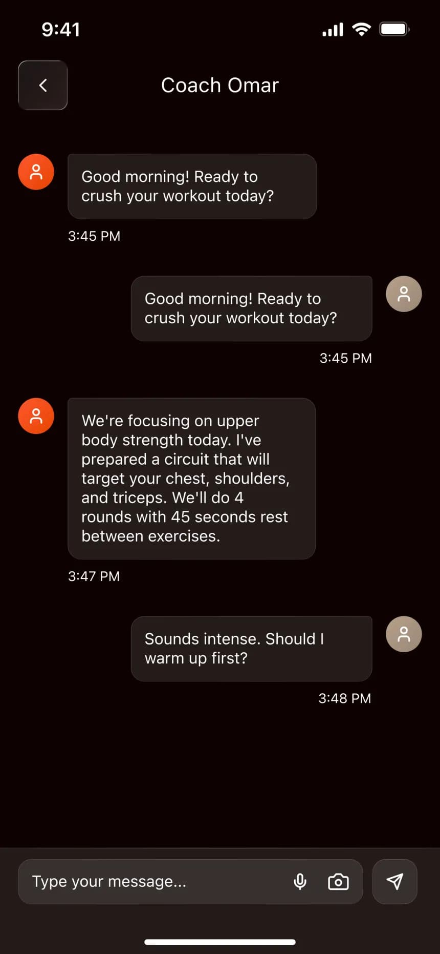 Blaze — Coach chat